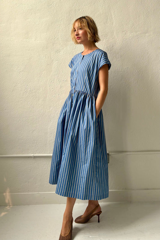 Hannah Dolman Sleeve Dress in Cotton Dresses CHRISTINE ALCALAY
