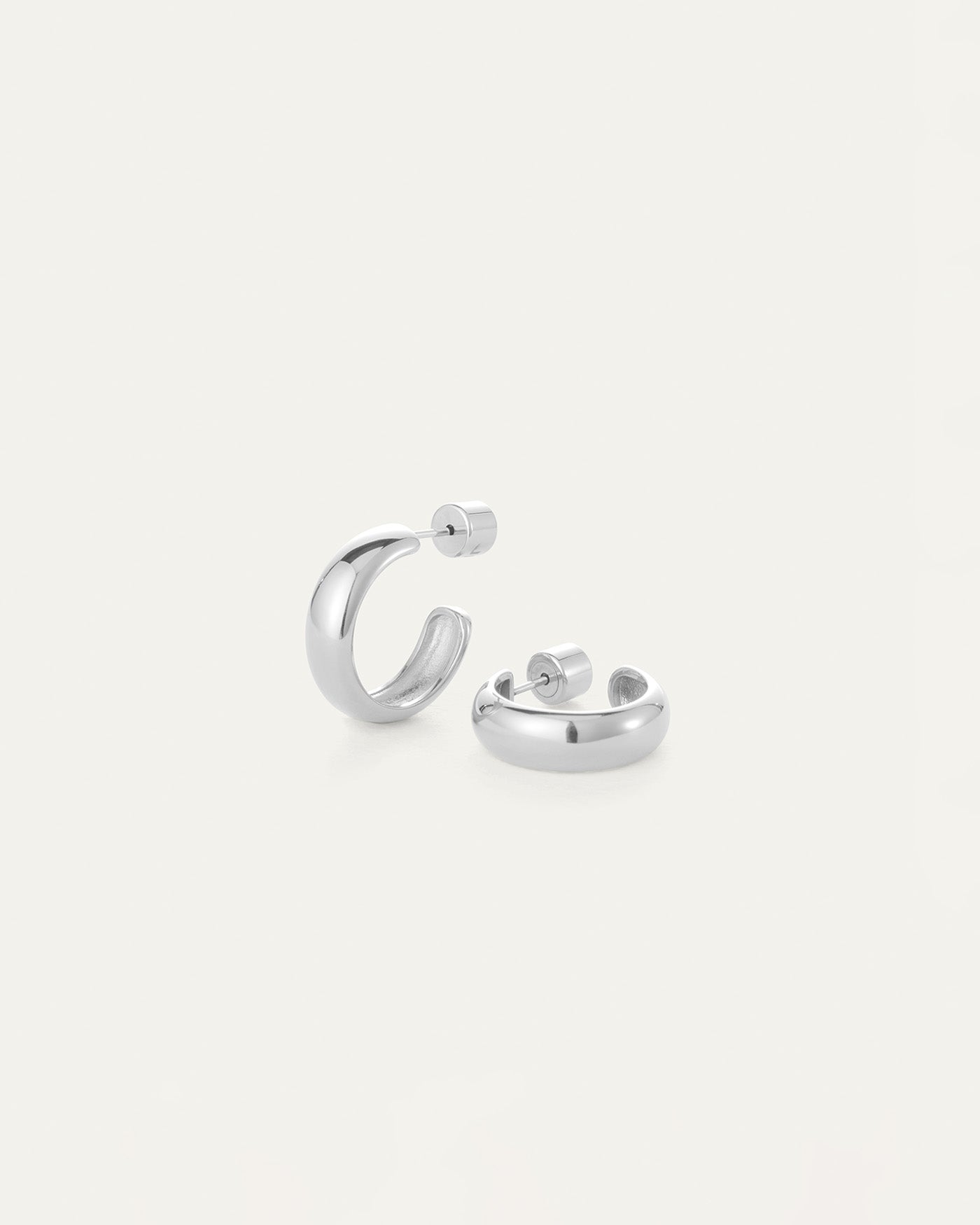 Staple Hoops Small Jewelry JENNY BIRD