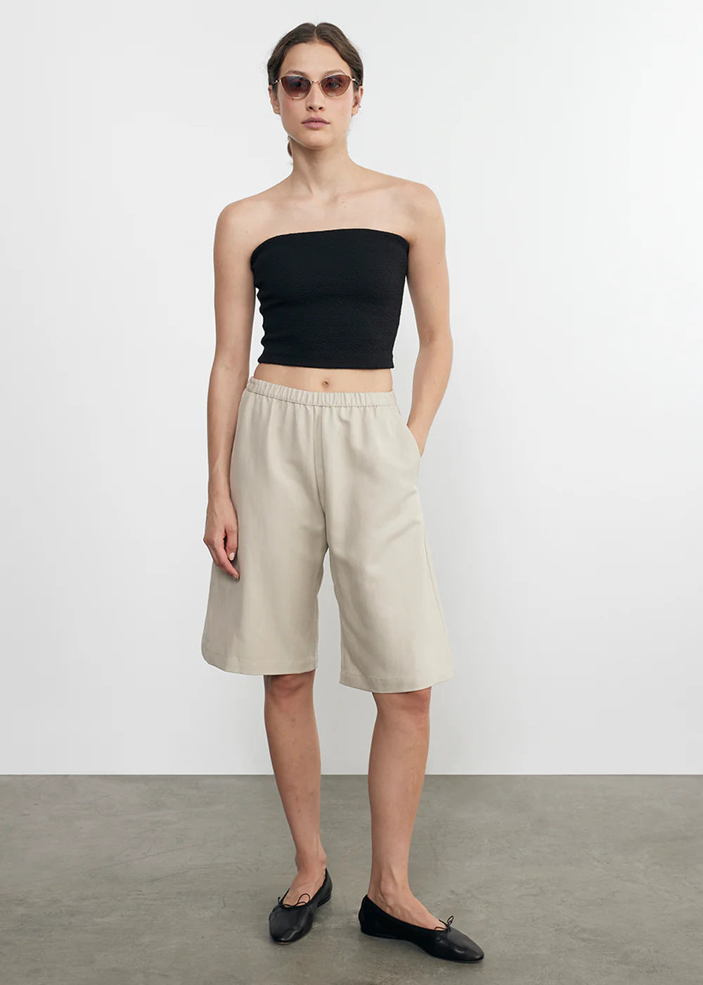 Jaquard Bandeau Top Tops Enza Costa