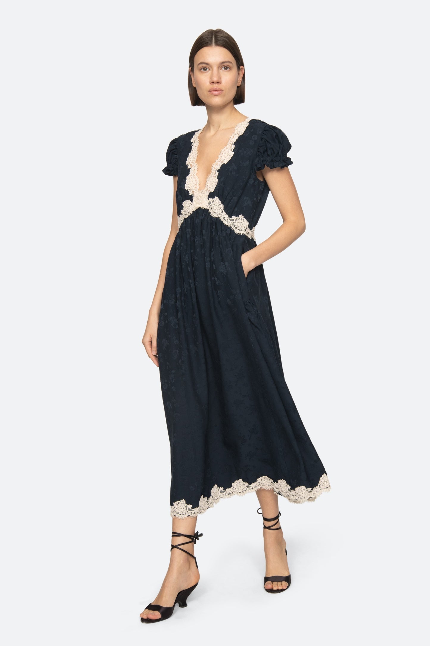 Shay Lace V-Neck Dress Dresses SEA NEW YORK