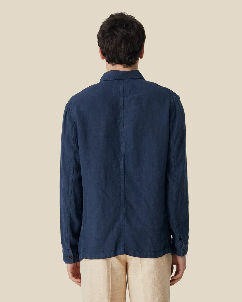 Labura Linen Summer Chore Jacket Jacket Portuguese Flannel   