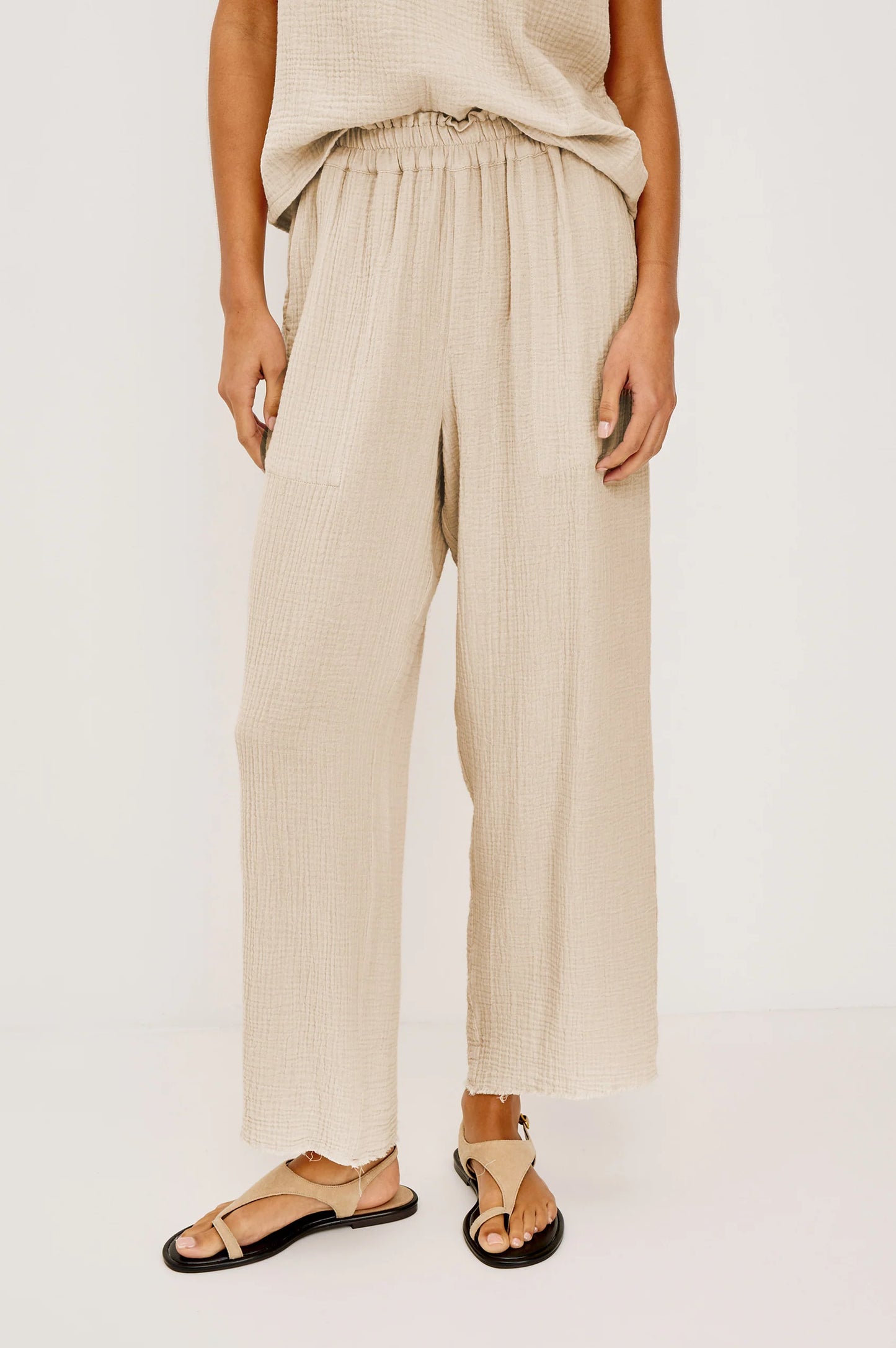 Leon Crop Pant Pants RAILS Flax S