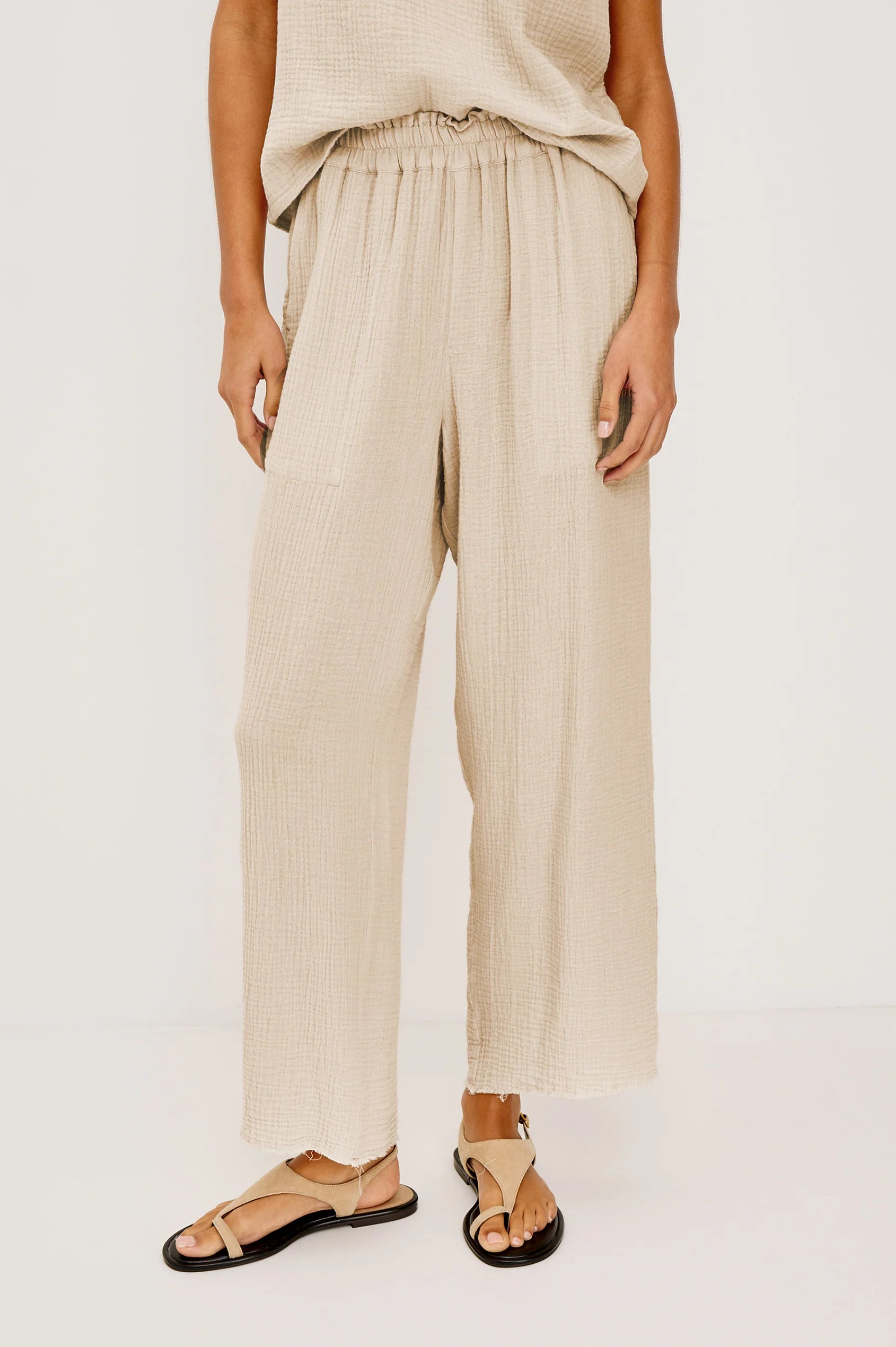 Leon Crop Pant Pants RAILS Flax S