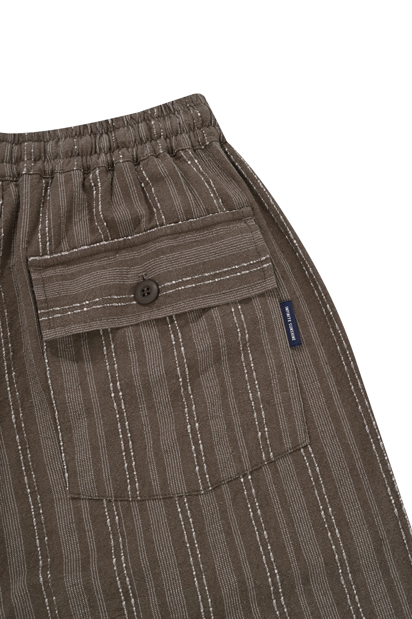 Linen Cotton Stripe Pants Pants Kappy