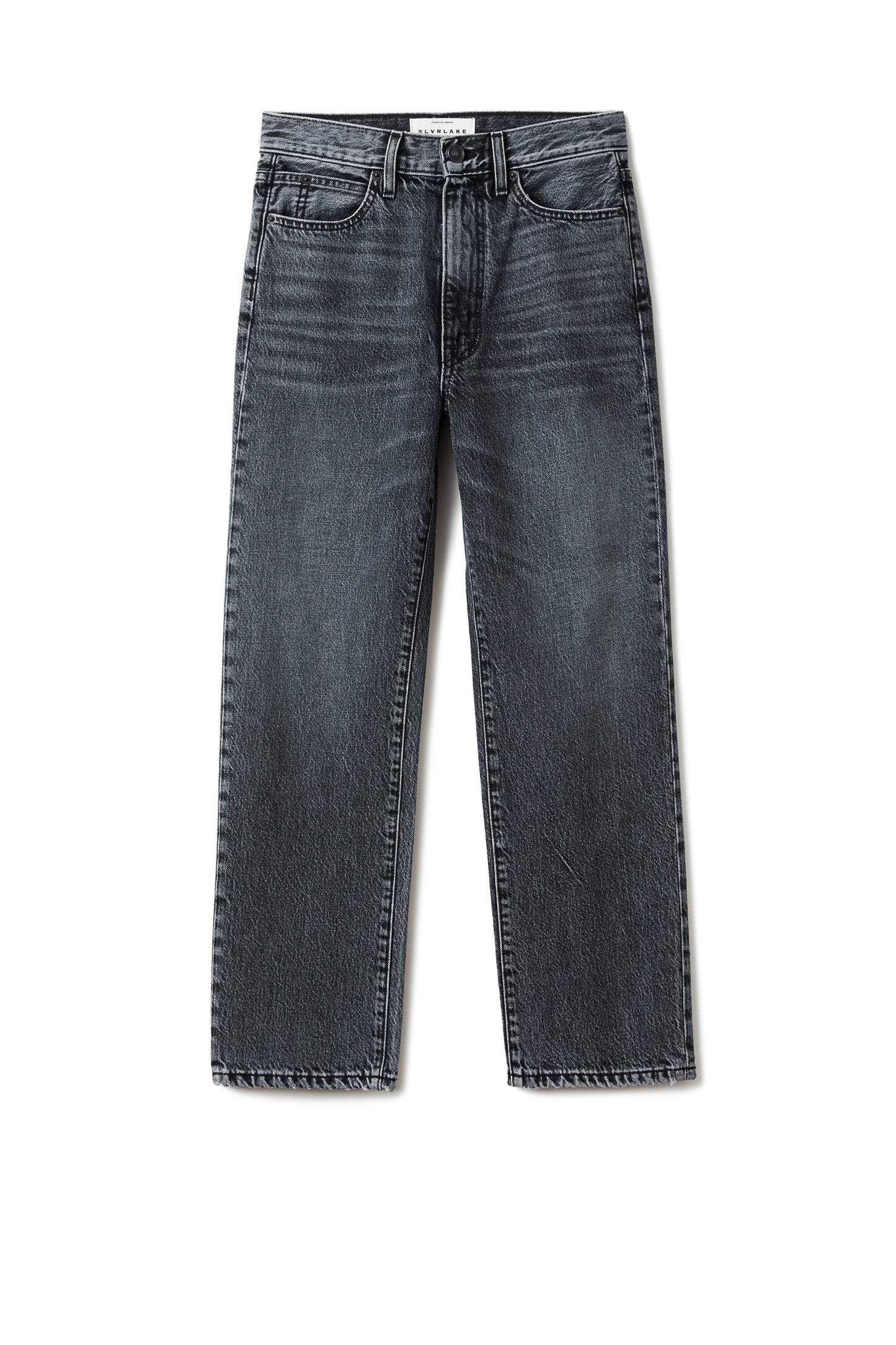 London Crop High Rise Straight Leg Jeans SLVRLAKE x Tomorrow Many Moons 26