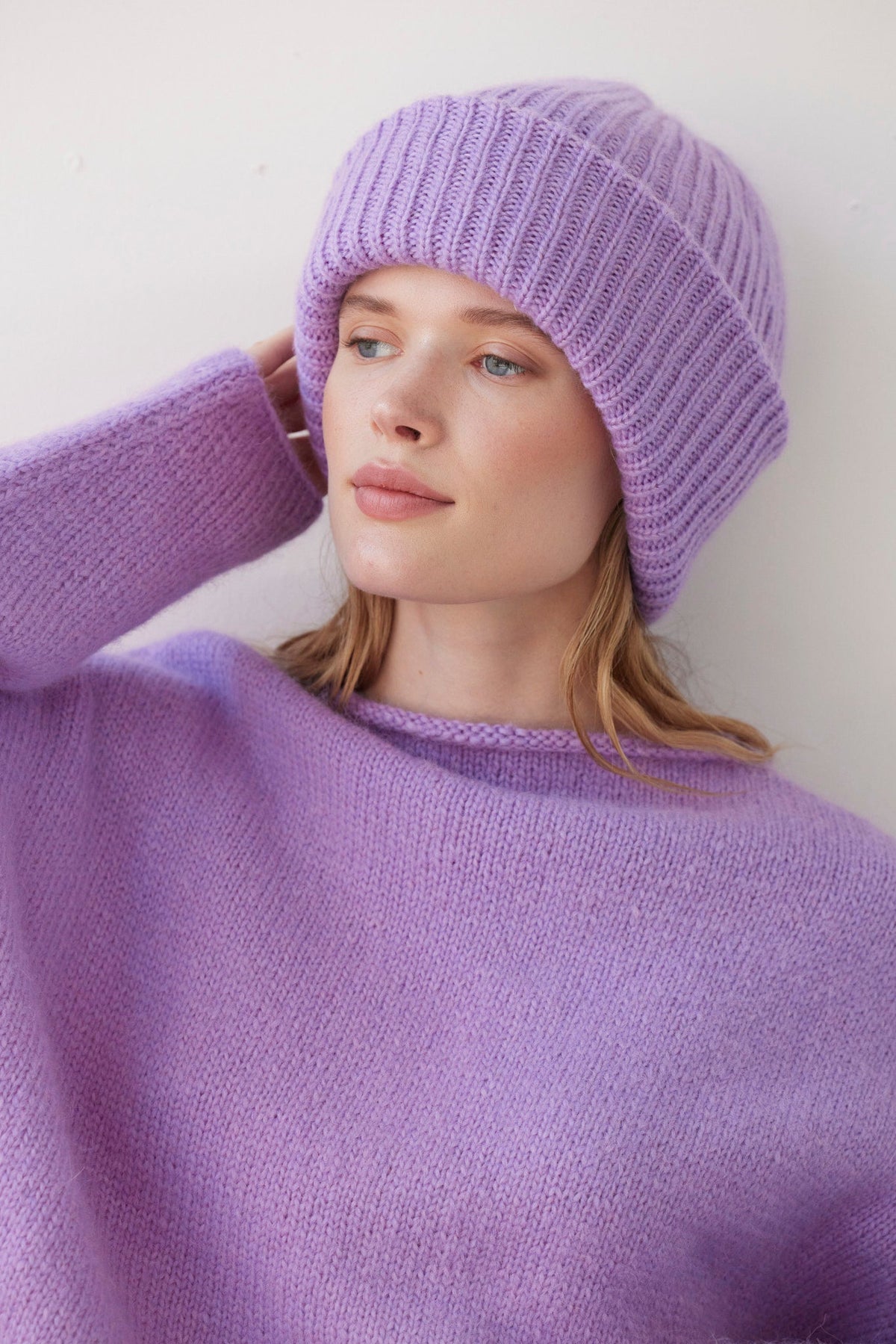 Lofted Beanie in Alpaca Wool Blend Beanies CHRISTINE ALCALAY - 3