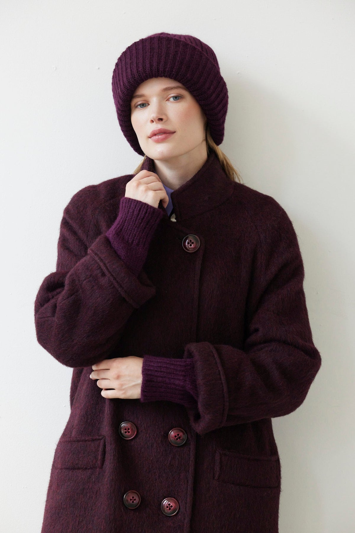 Lofted Beanie in Alpaca Wool Blend Beanies CHRISTINE ALCALAY - 2