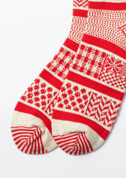 Jacquard Crew Socks Socks RoToTo