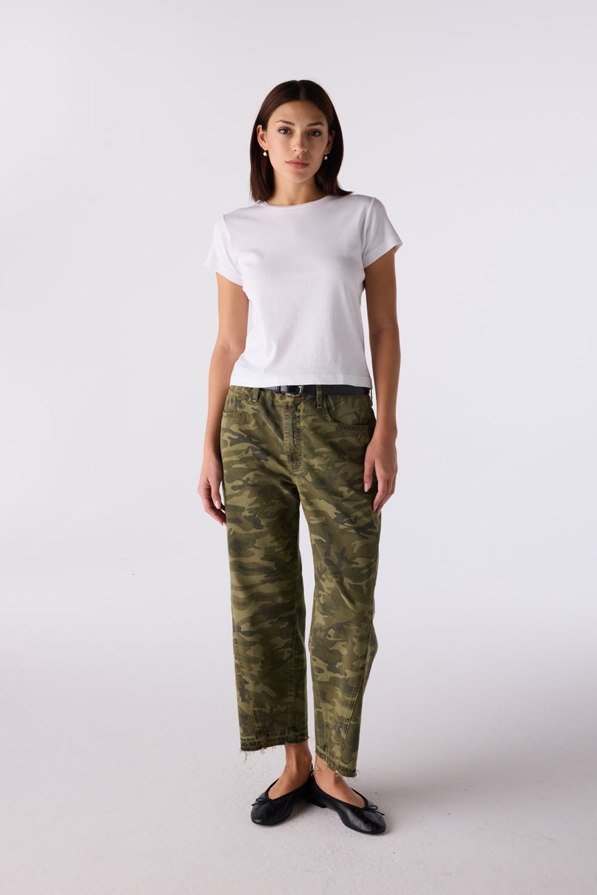 Maria AMO Denim Camo cropped pant
