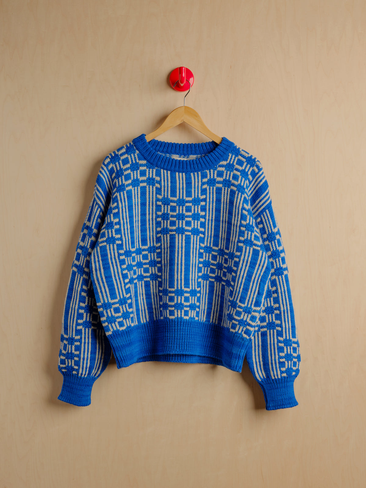 Passing Through Sweater - Cerulean DEGEN Cerulean SM