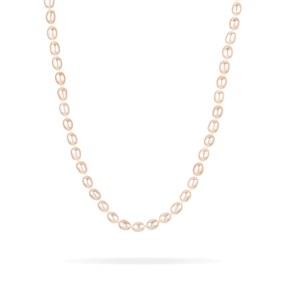 Chunky Pink Seed Pearl 16" Necklace  Adina Reyter   