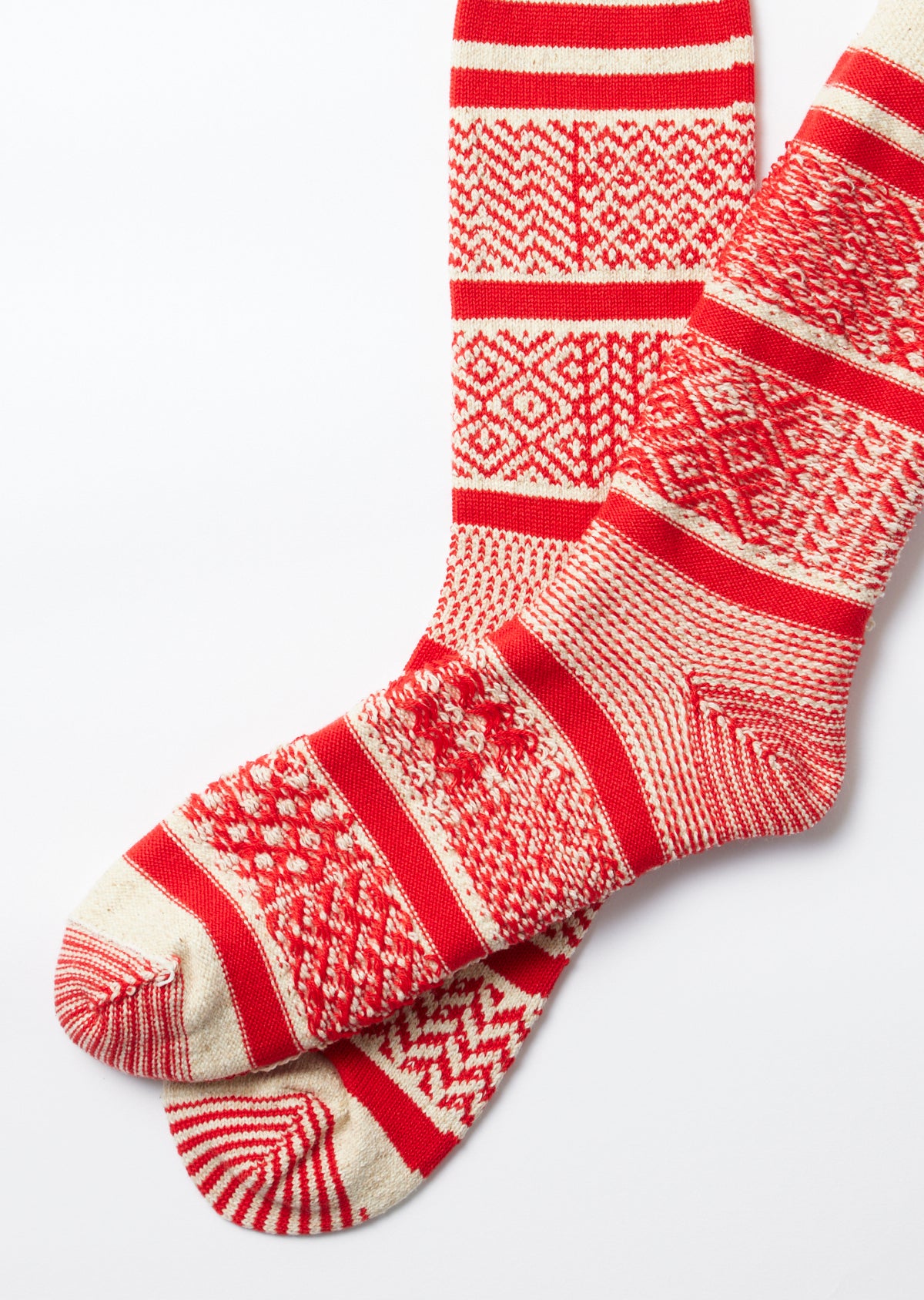 Jacquard Crew Socks Socks RoToTo - 4