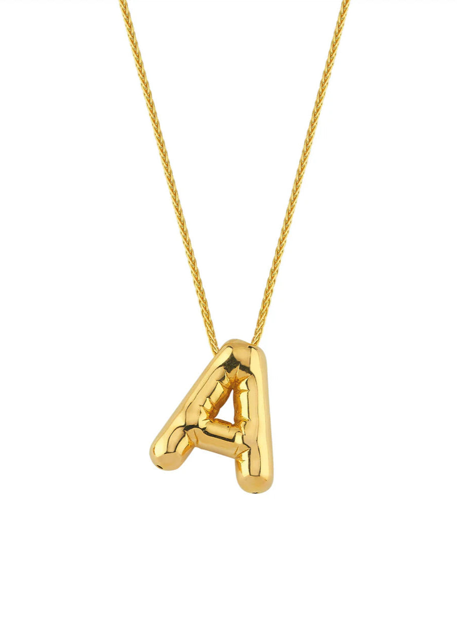 Balloon Letter Necklace Necklaces Irem Maisonirem