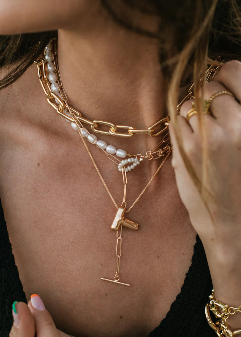 Balloon Letter Necklace Necklaces Irem Maisonirem