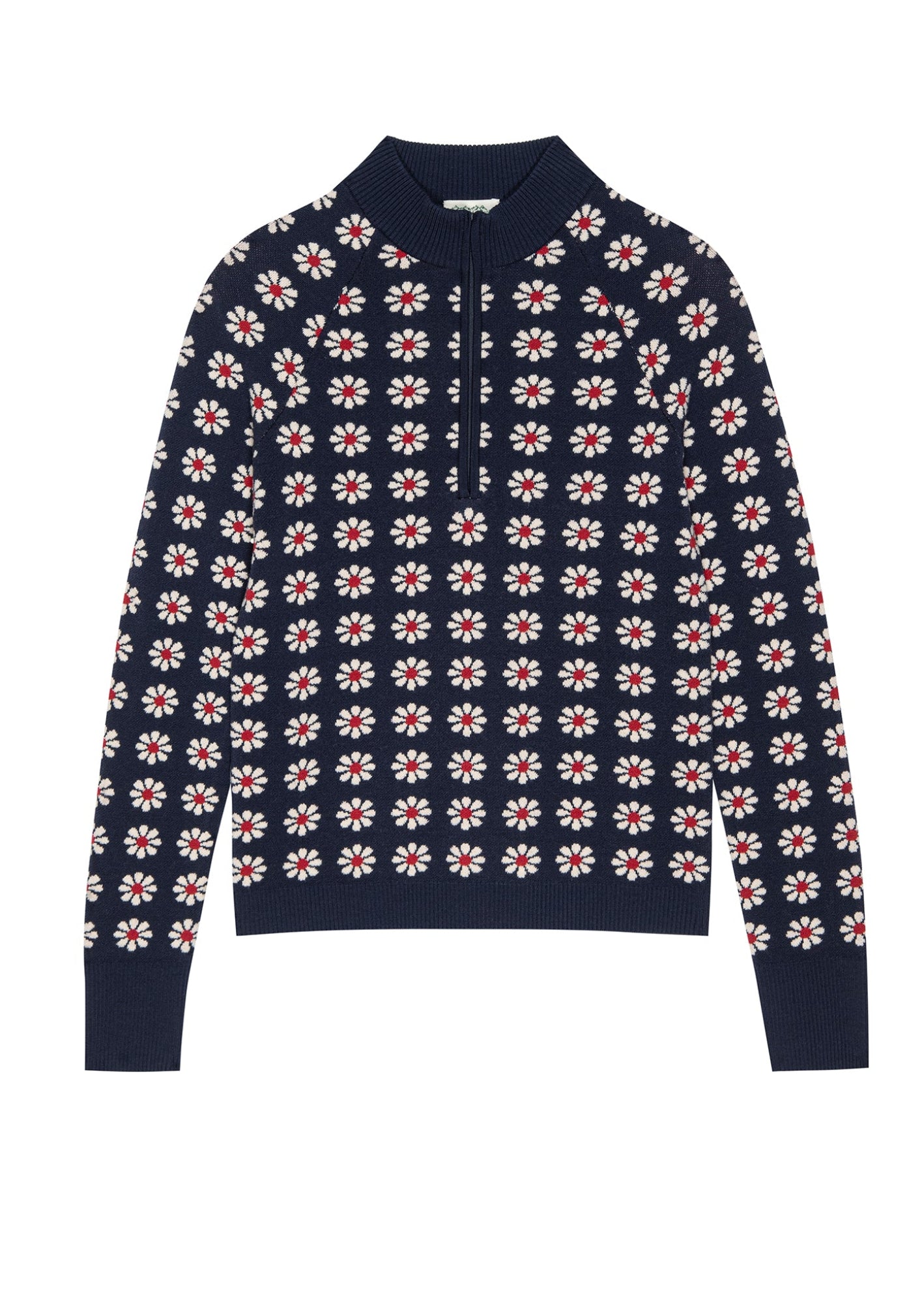 The Merino Quarter Zip Sweaters The Great. FROSTED DAISY S