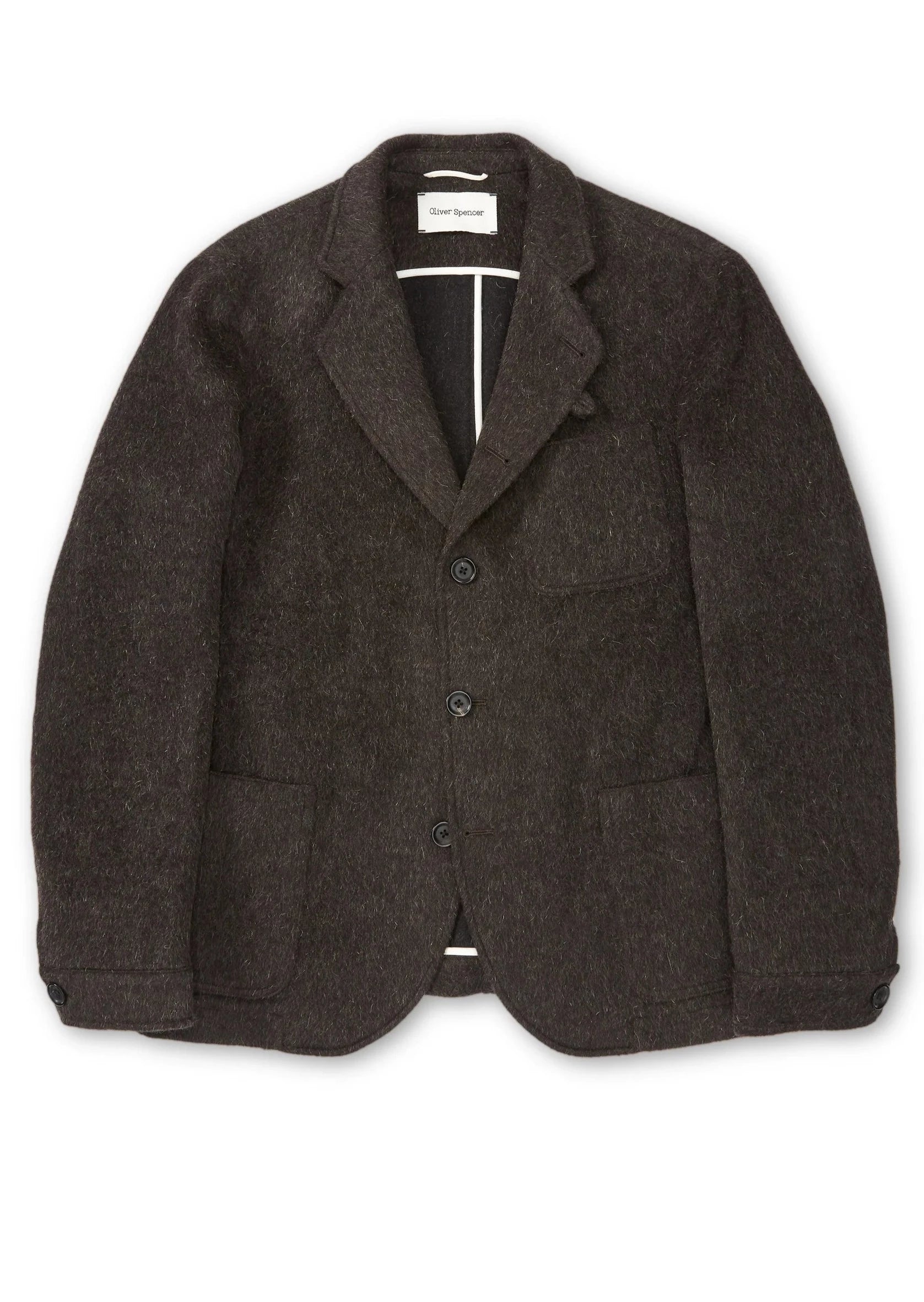 Solms Recycled Wool Jacket Jackets & Outerwear Oliver Spencer Brown 38/S 