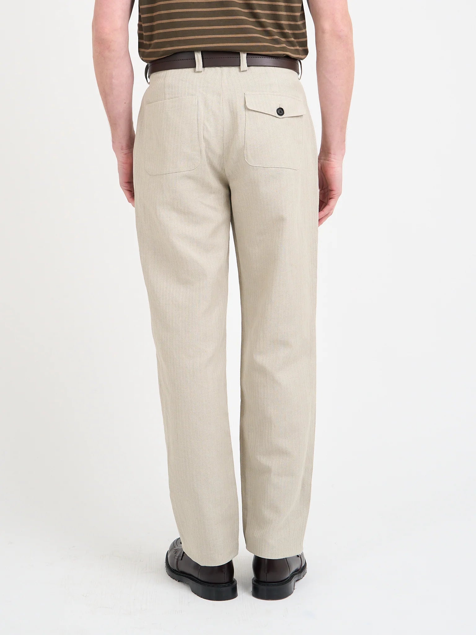 Morton Pleated Trousers Bottoms Oliver Spencer