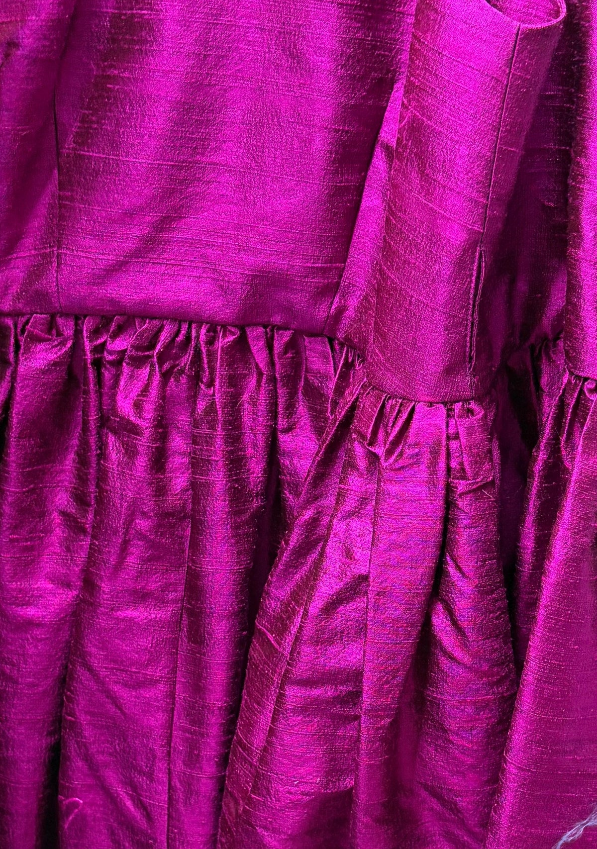 Mari Silk Dupioni Dress in Orchid Dresses CHRISTINE ALCALAY Orchid Extra Small