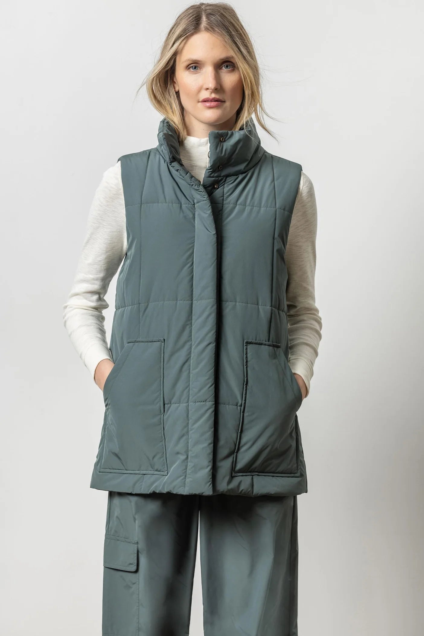 Nylon Long Vest  Lilla P.   