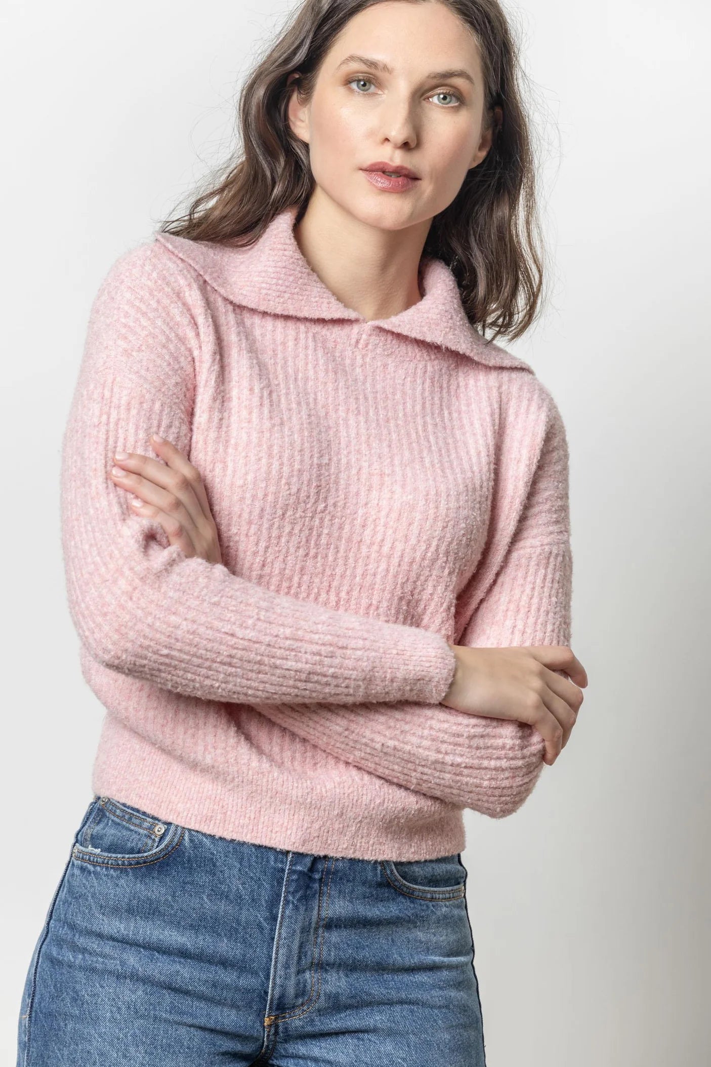 Easy Split Collar Sweater  Lilla P.   