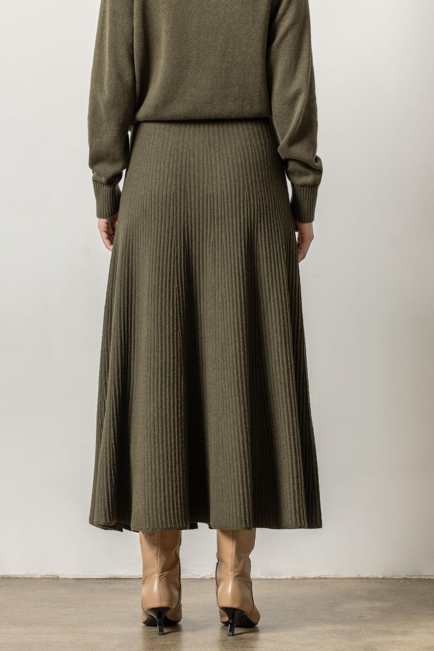 Flared Sweater Skirt Skirts Lilla P.   