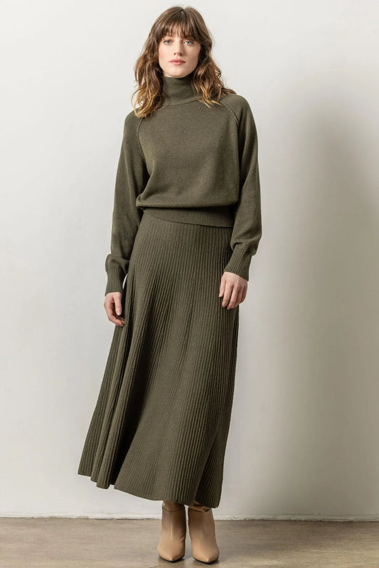 Flared Sweater Skirt Skirts Lilla P.   