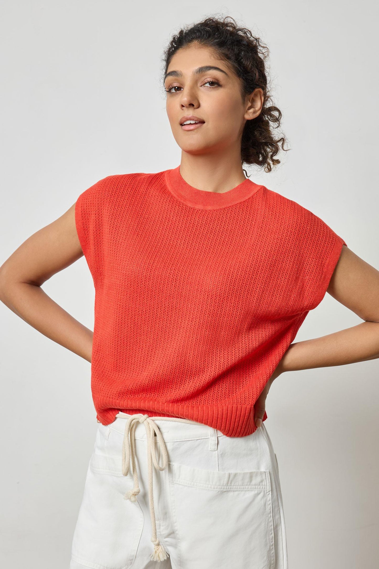 Short Sleeve Crewneck Sweater Sweaters Lilla P.