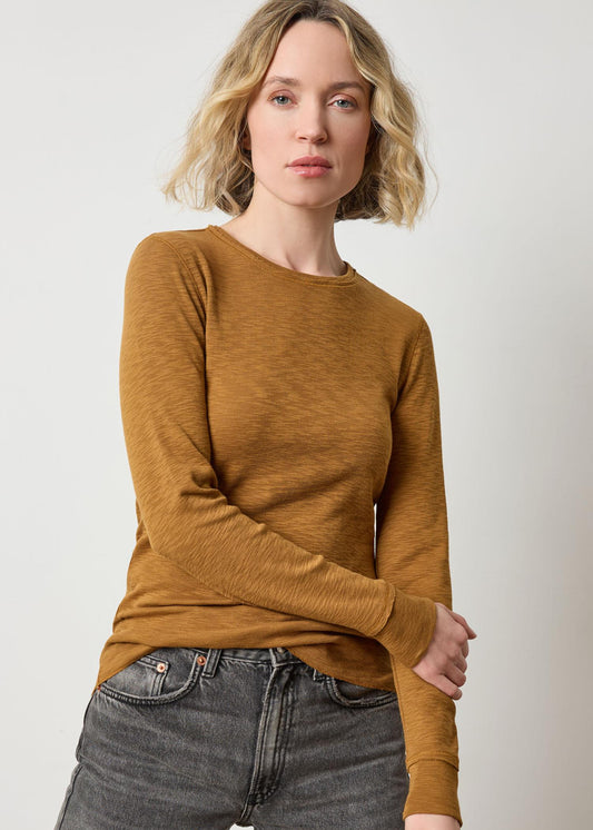 Rib Slub L/S Crew