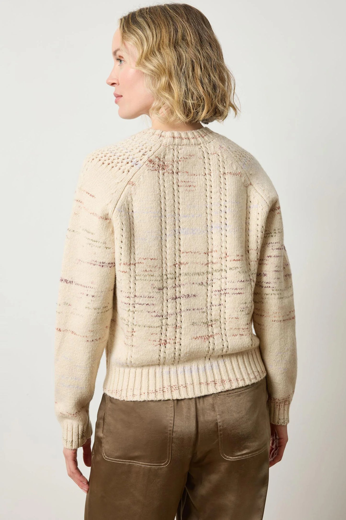 Open Stitch Crewneck Sweater Sweaters Lilla P.