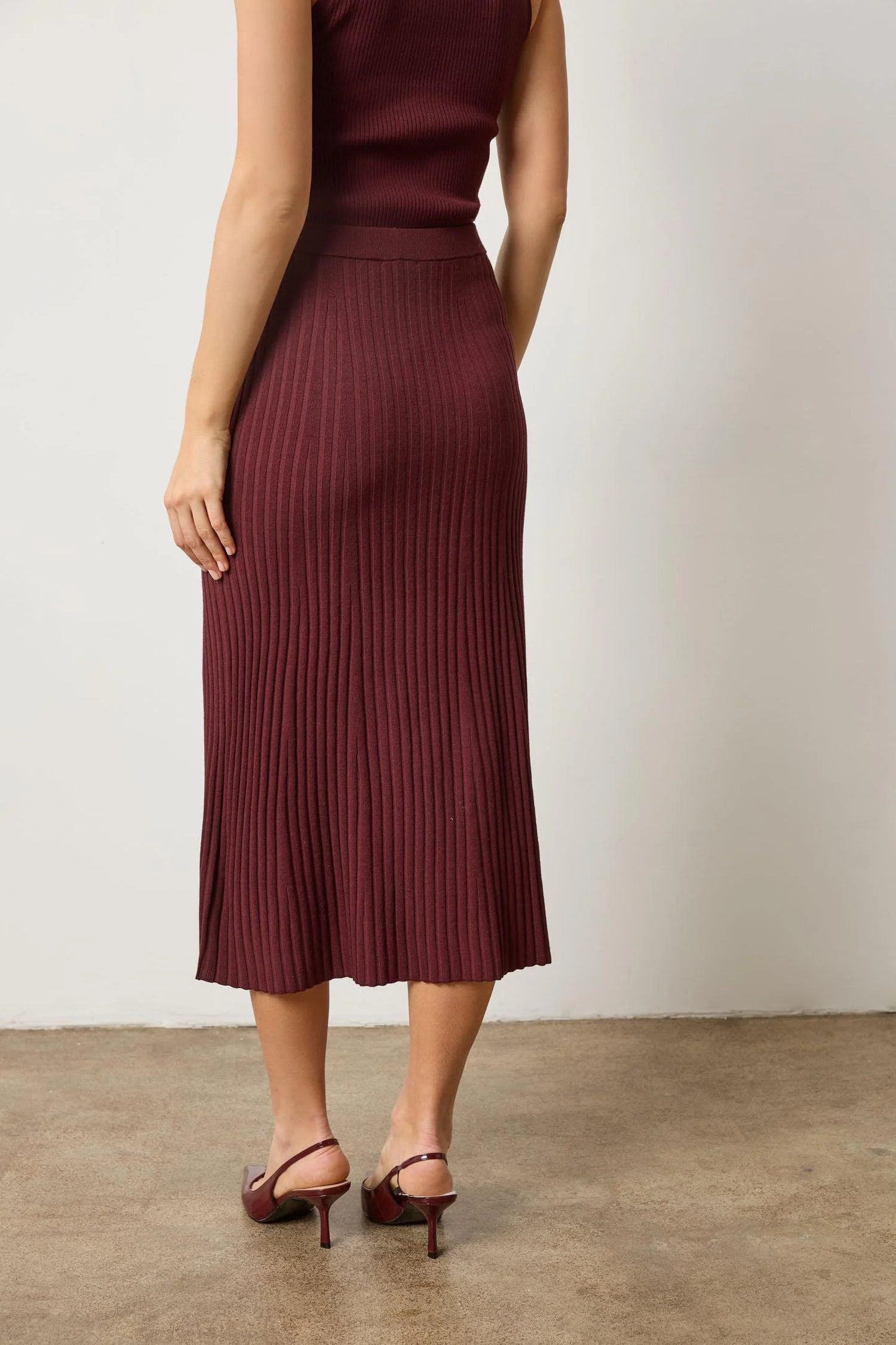 Straight Rib Skirt