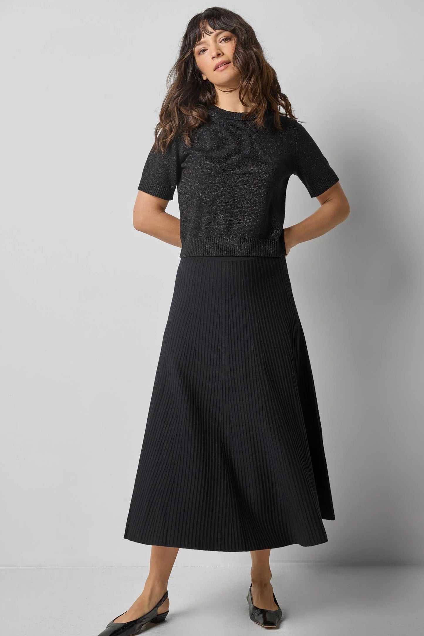 Short Sleeve Sparkle Sweater Sweaters Lilla P.