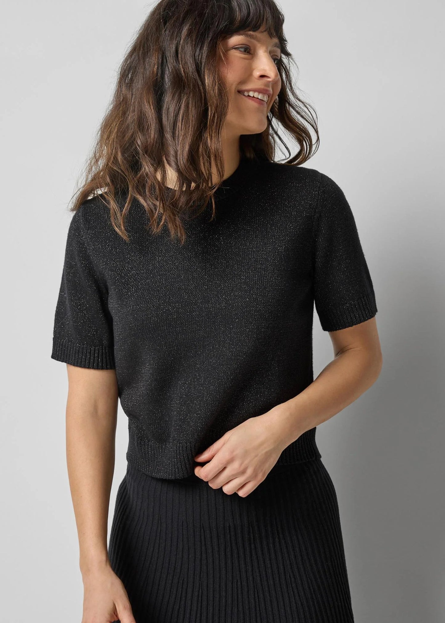 Short Sleeve Sparkle Sweater Sweaters Lilla P.