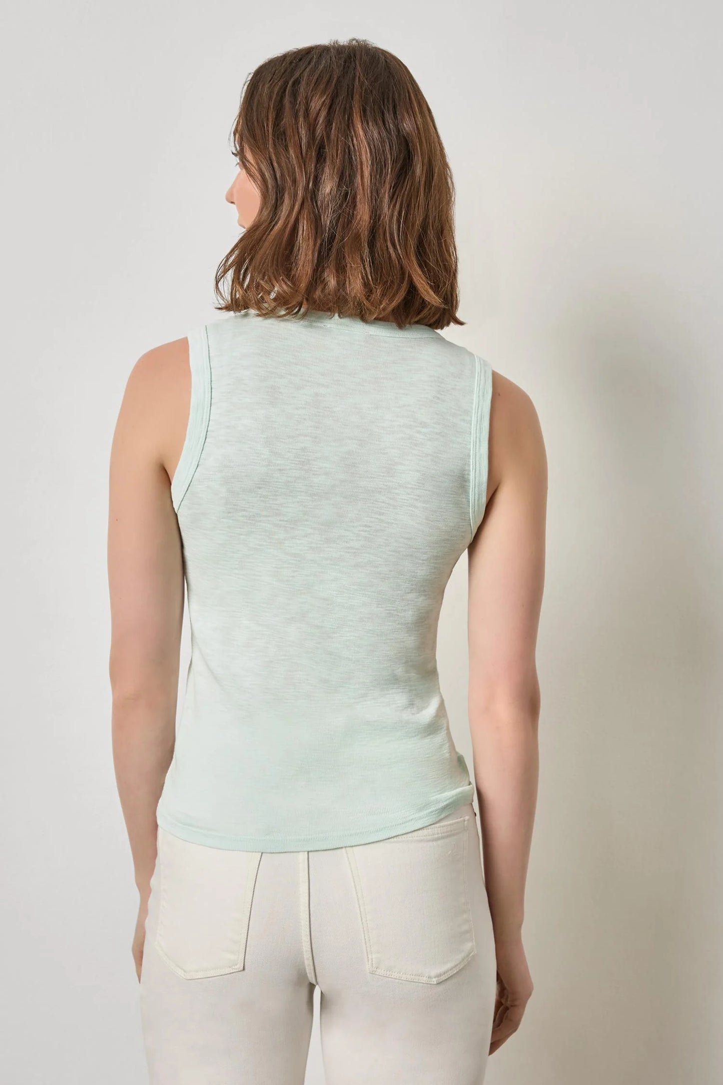 Ribbed Slub Scoop Neck Tank Tanks Lilla P.