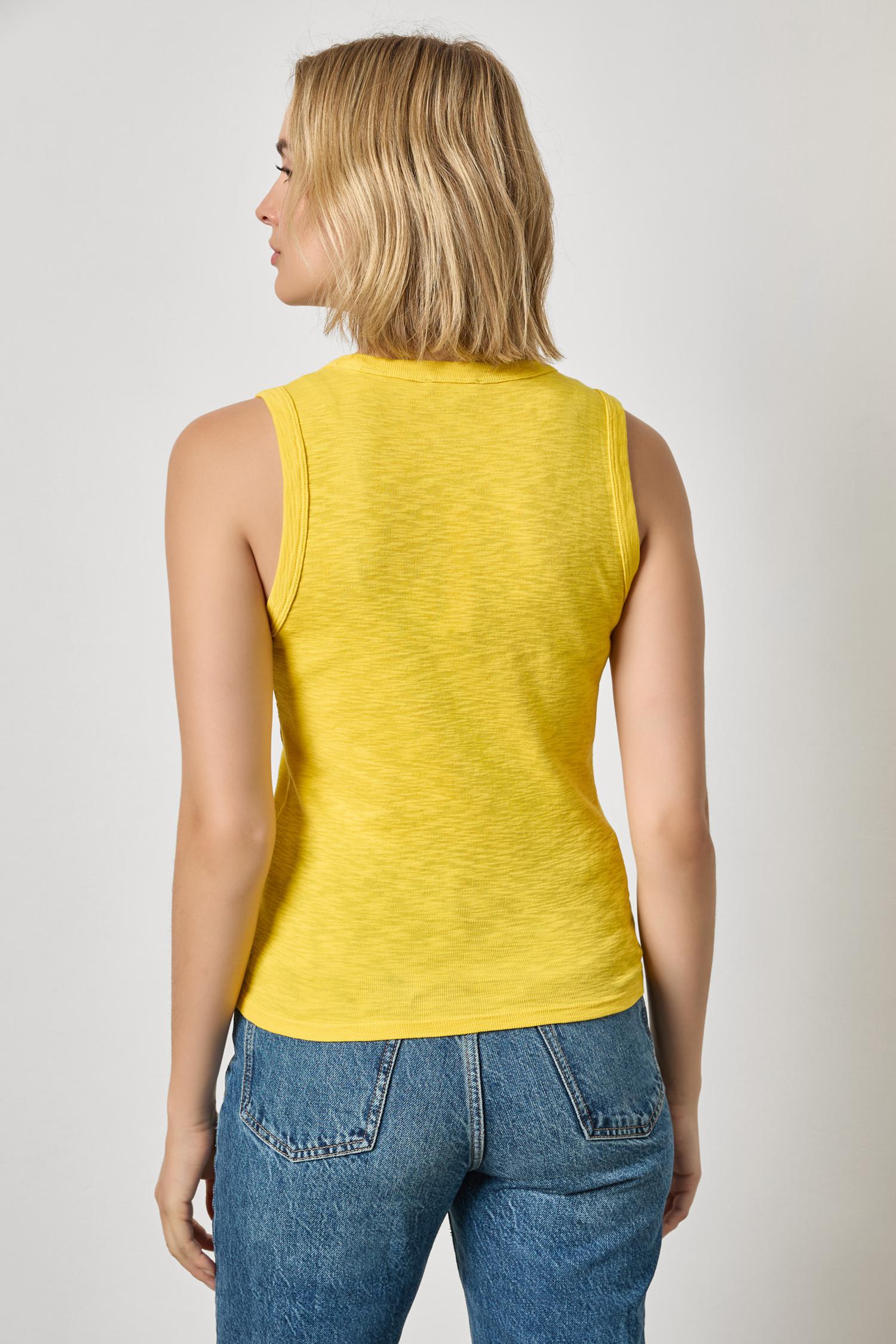 Ribbed Slub Scoop Neck Tank Tanks Lilla P.