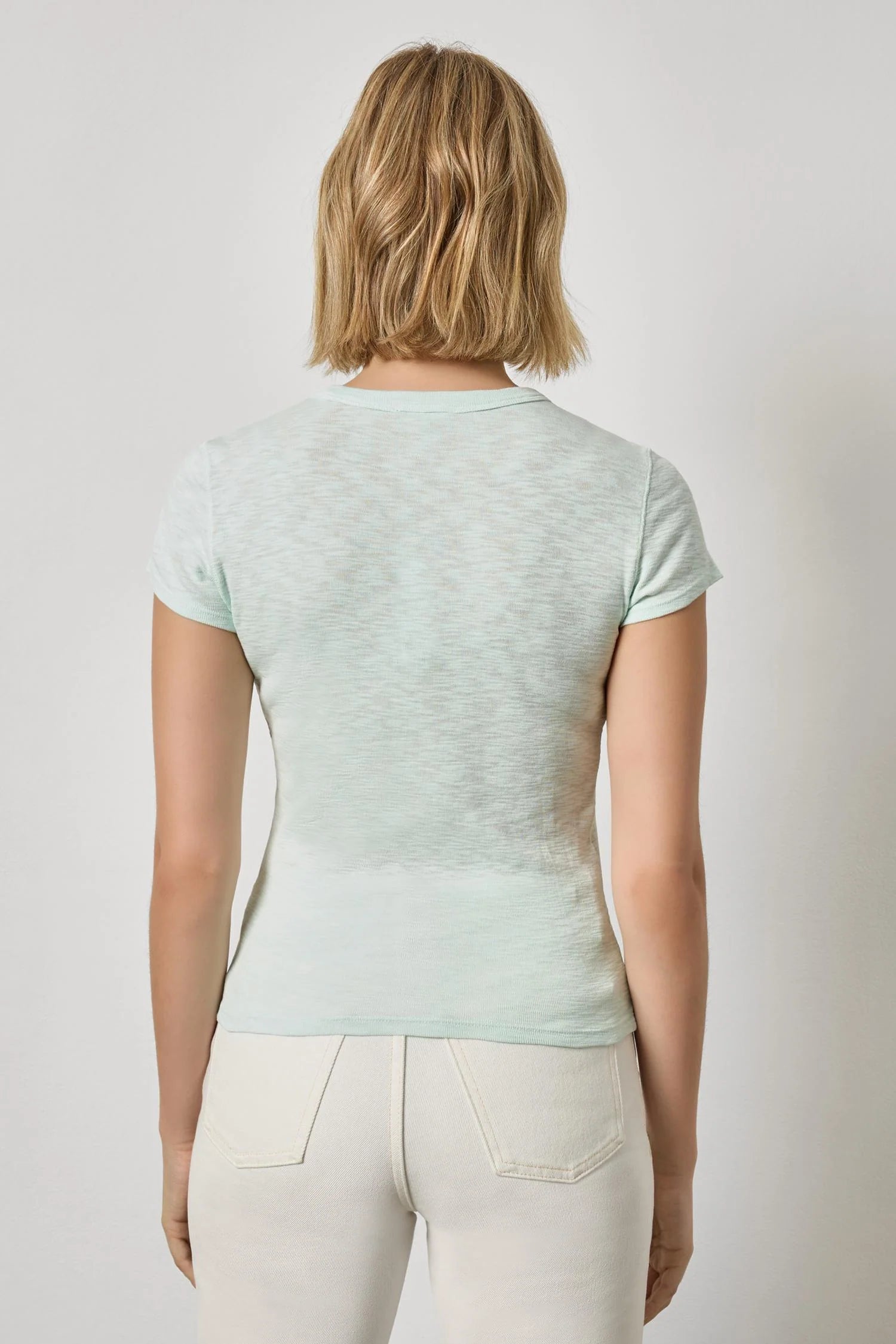 Ribbed Slub Crewneck Tee Tees Lilla P.