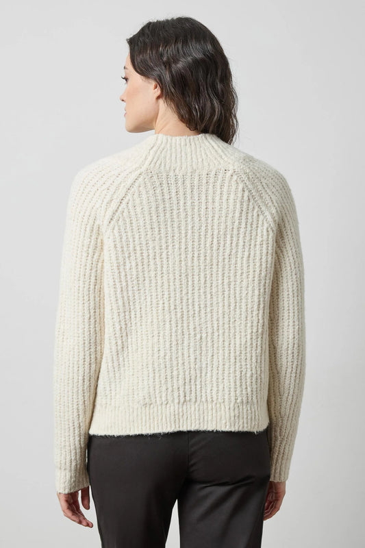 Lofty Wide V-Neck Sweater Sweaters Lilla P.