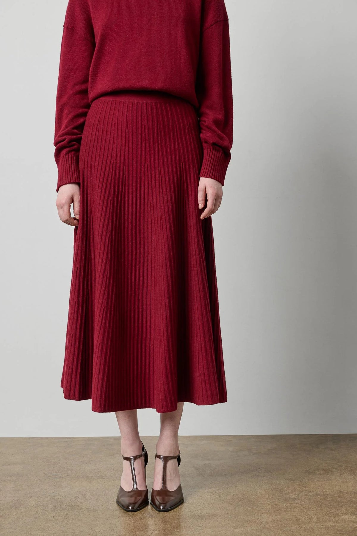 Knit Flared Skirt Skirts Lilla P. - 3