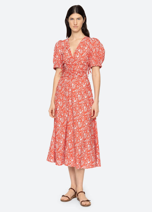 Lucille Liberty Print Midi Dress Dresses SEA NEW YORK