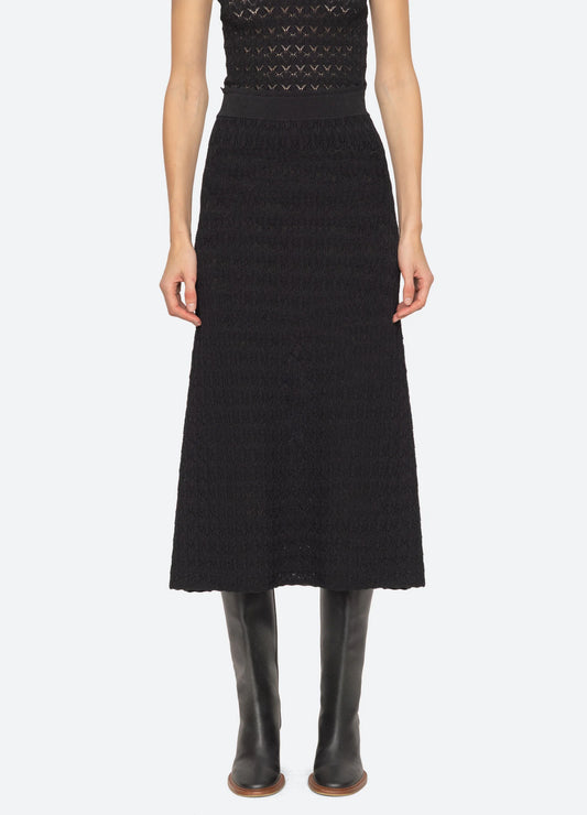 Rue Knit Midi Skirt Skirts SEA NEW YORK