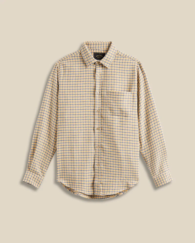 Plate L/S Flannel Button Down Shirt Tops Portuguese Flannel   