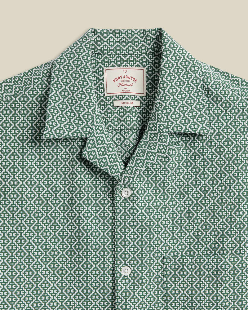 Portuguese Tile S/S Shirt Shirts Portuguese Flannel