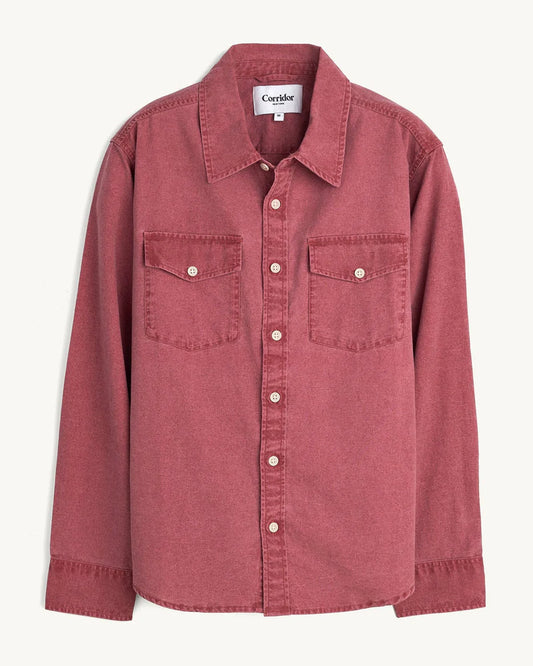Pigment Dye Canvas L/S Shirts Corridor