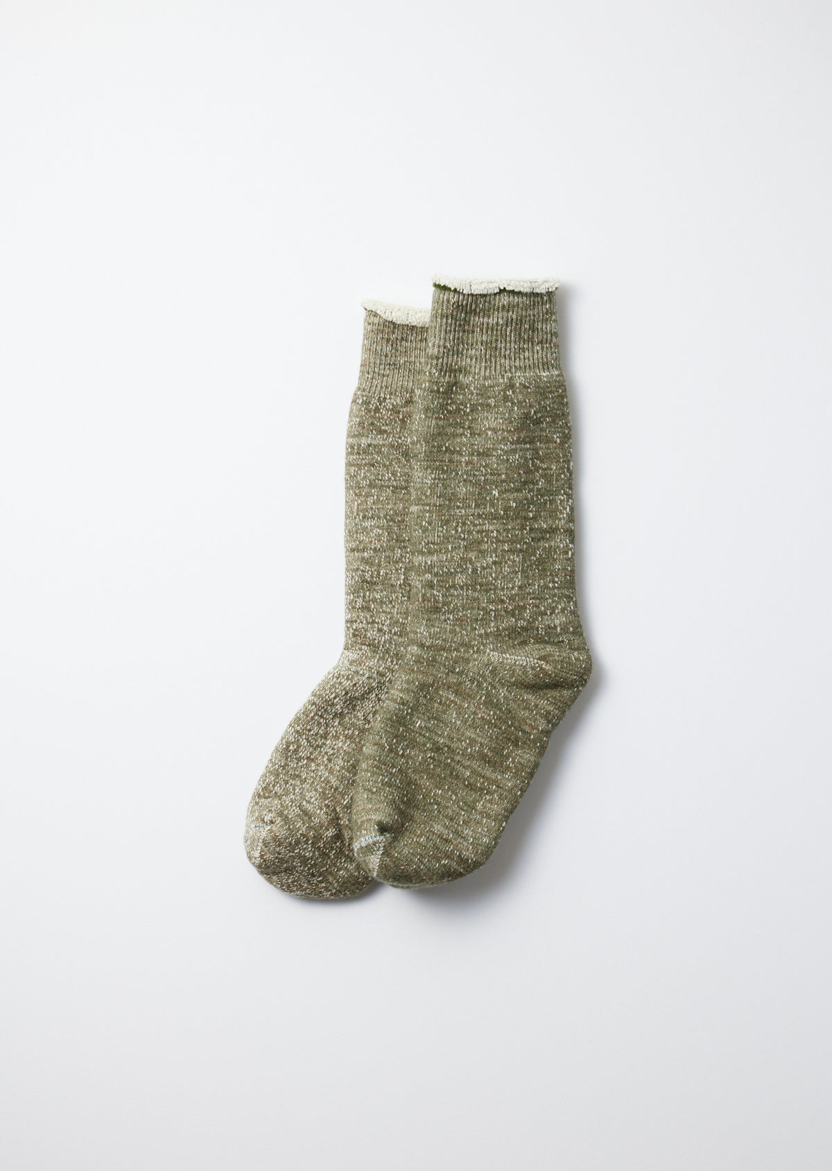 Double Face Crew Socks Socks RoToTo Army Green M