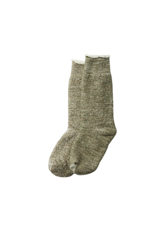 Merino Wool Double Face Socks Socks & Hosiery RoToTo ARMYGREEN L