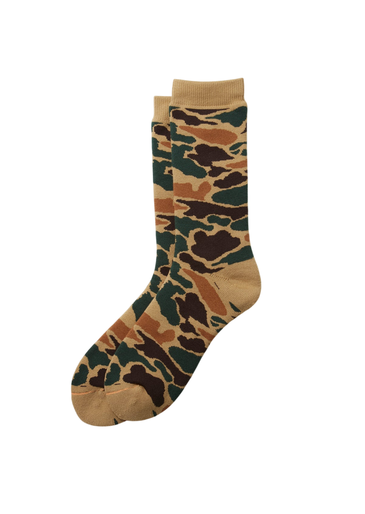 Pile Camo Crew Socks Socks & Hosiery RoToTo KHAKI L