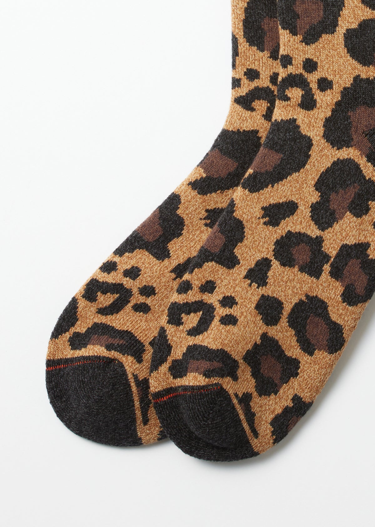 R1340 PILE LEOPARD CREW SOCKS Socks RoToTo