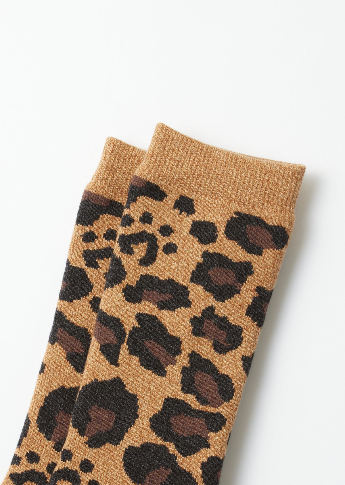 R1340 PILE LEOPARD CREW SOCKS Socks RoToTo