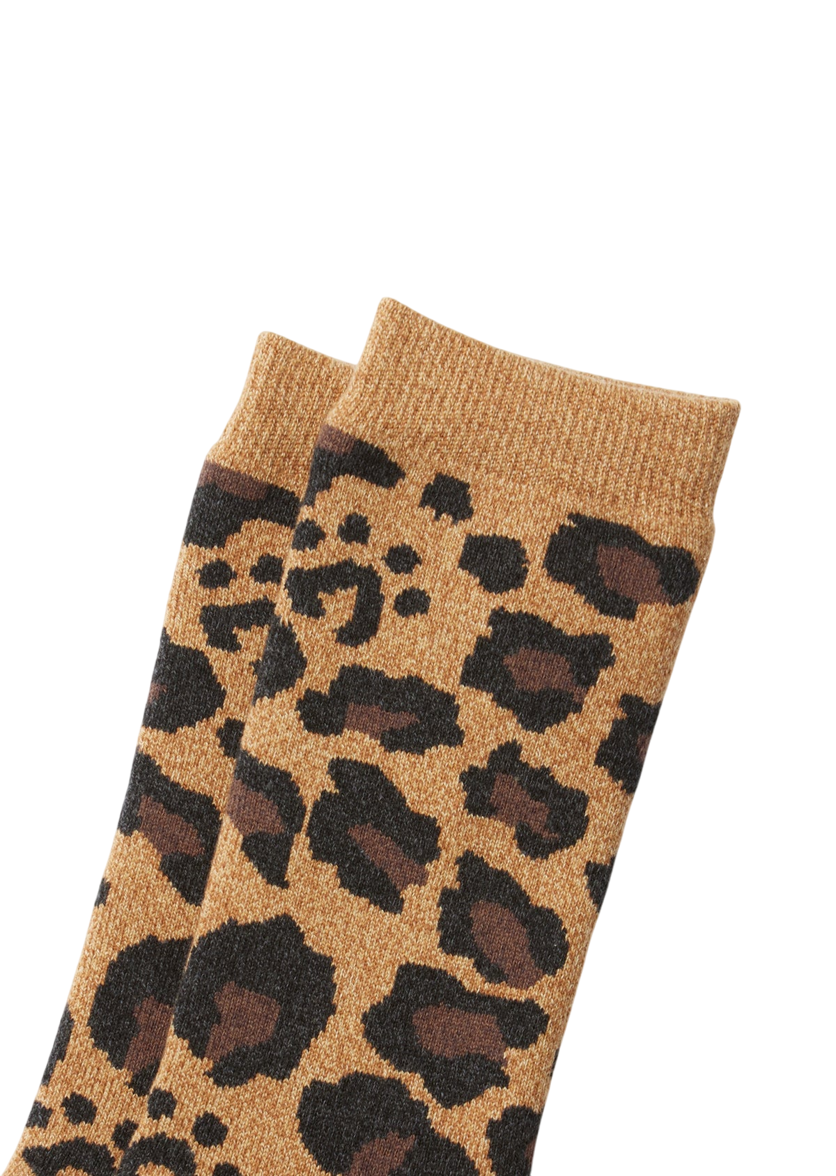 Pile Leopard Crew Socks Socks & Hosiery RoToTo