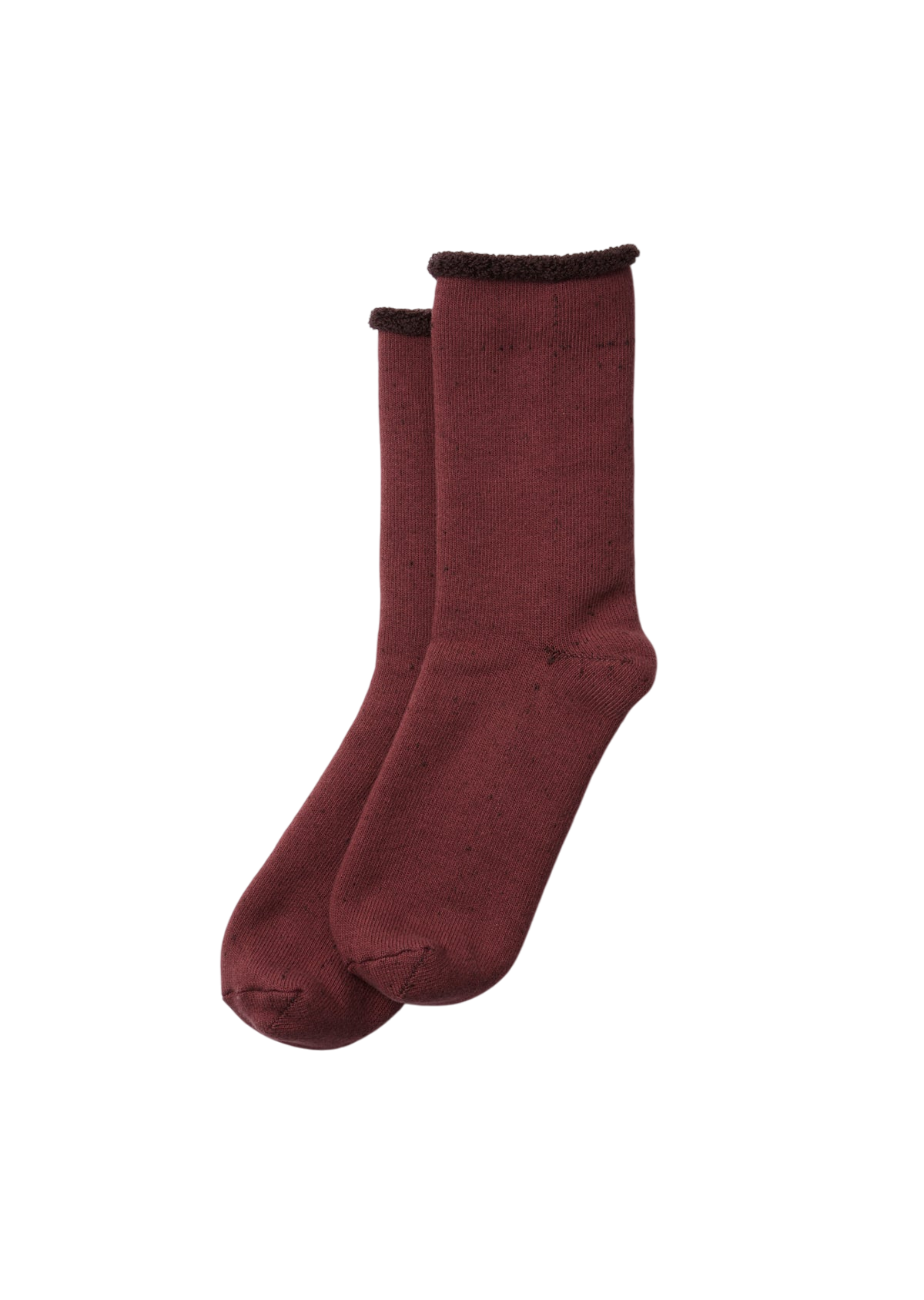 Double Face Cozy Sleeping Socks Socks & Hosiery RoToTo WINE/BORDEAUX M
