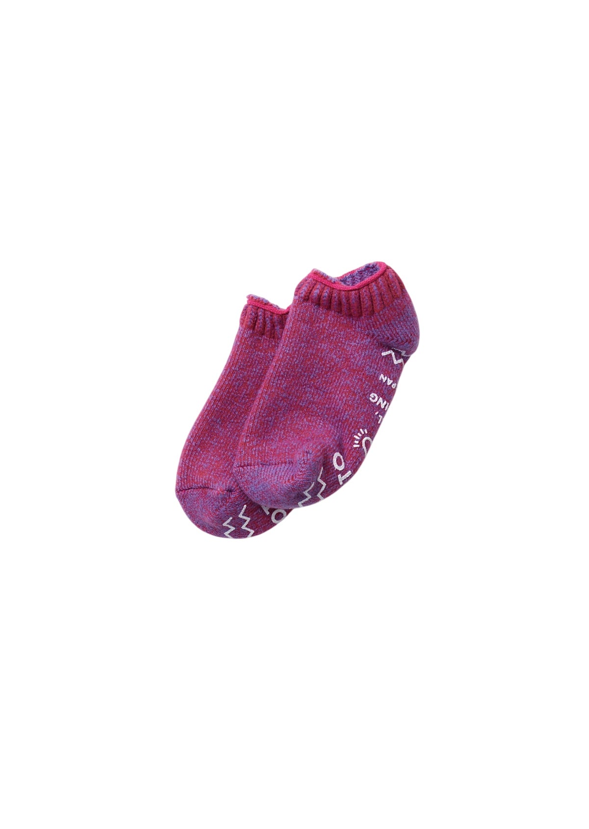 Pile Sock Slipper Socks & Hosiery RoToTo D.PINK/L.PURPLE M